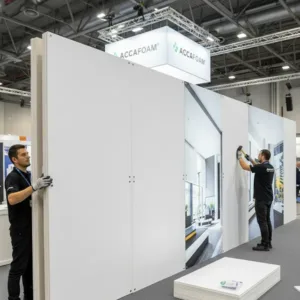 ACCAFOAM® COM-LITE® Blanco | Panel Sandwich PVC/XPS Ultra Rígido y Ligero | Aislante Térmico