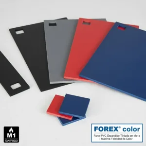 FOREX® color | Panel PVC Expandido Tintado en Masa | Máxima Fidelidad de Color y M1