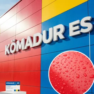 KÖMADUR ES PVC Rígido de Color Brillante | Termoformable, M2, Exterior
