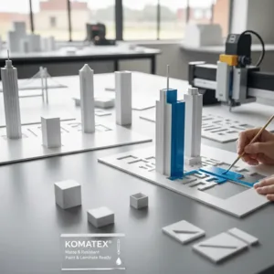 Komatex® New Blanco 662 | Panel PVC Expandido Mate y Resistente | Ideal para Pintar y Laminar