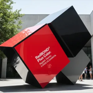 RedBOND® Plus Color | Panel Composite 3 mm | Rojo, Gris, Negro | M1