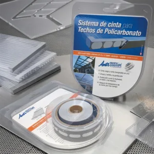 Cintas AntiDust® para Policarbonato Celular | Pack Ciega y Perforada | 6,5 m